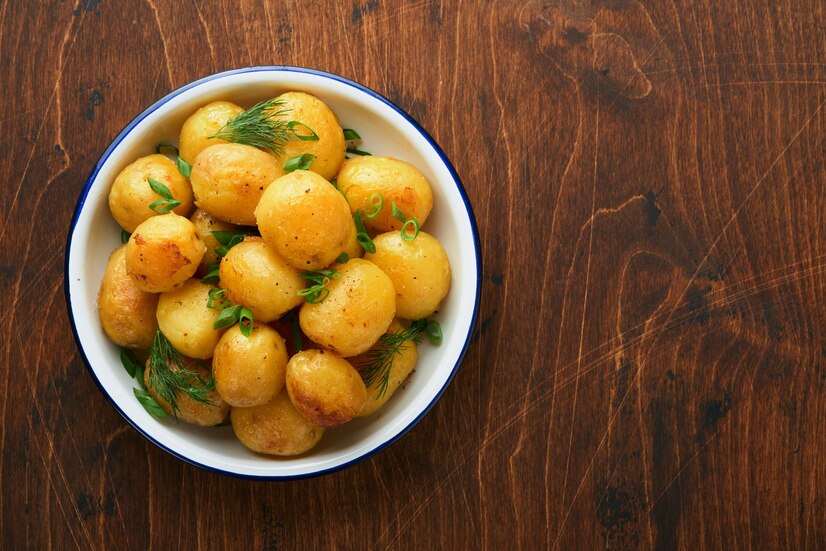 fried boiled potatoes
