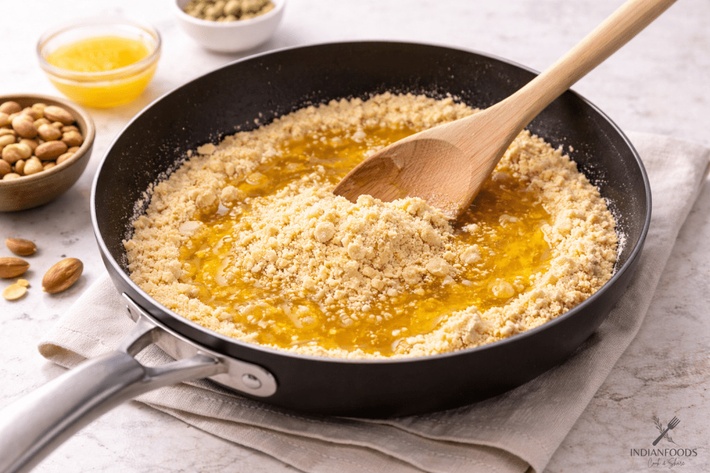 Besan ke Ladoo Step 1