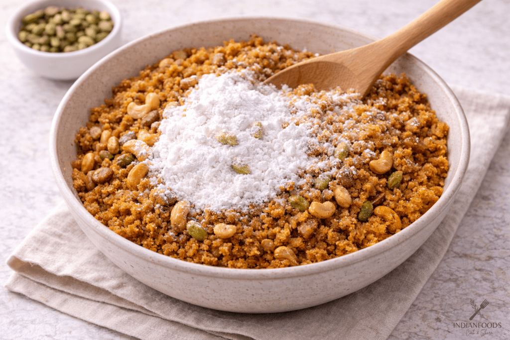 Besan ke Ladoo Step 9