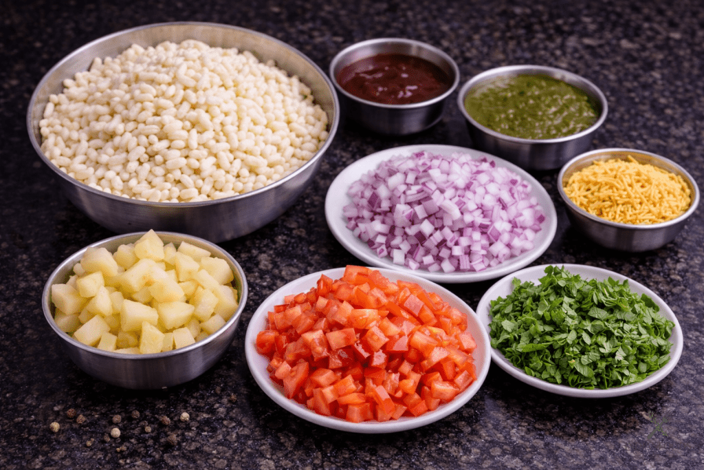 Bhelpuri Recipe Step 1