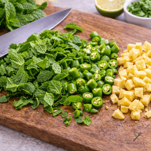 Pudina Chutney Step 2