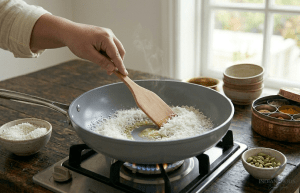 Coconut Laddu Recipe Step 1