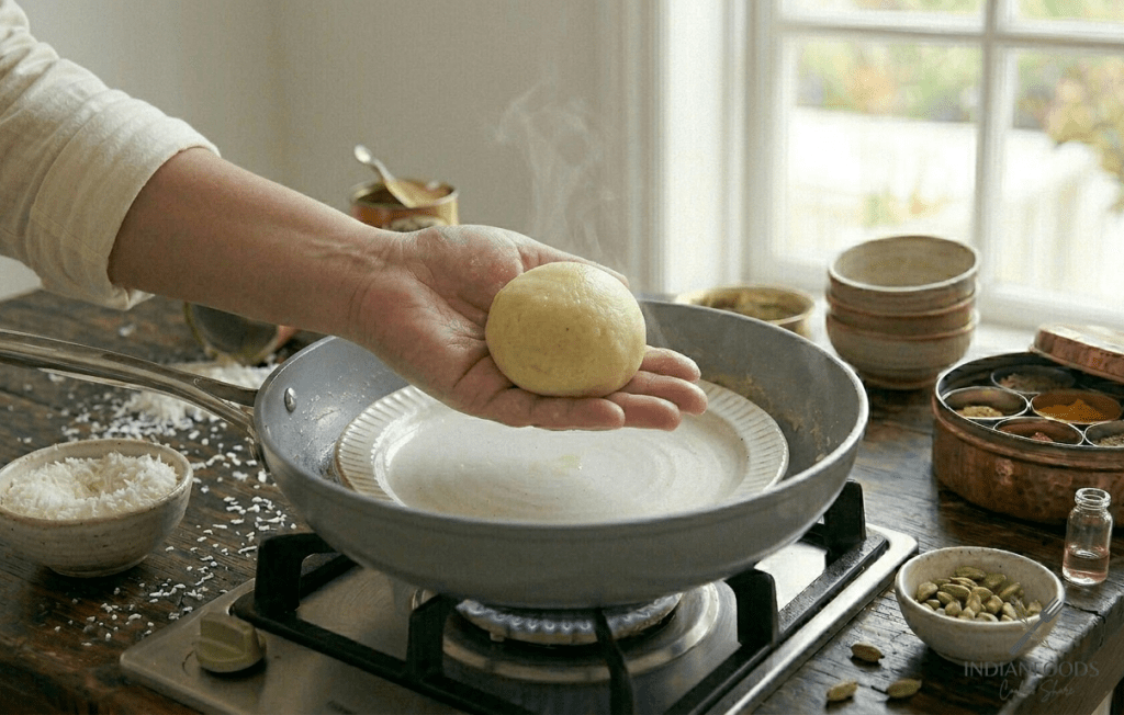 Coconut Laddu Recipe Step 5