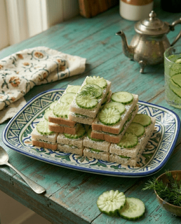 Cucumber Sandwich Recipe Featured Image