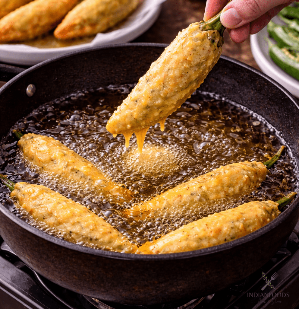 Mirchi Bajji Recipe Step 4