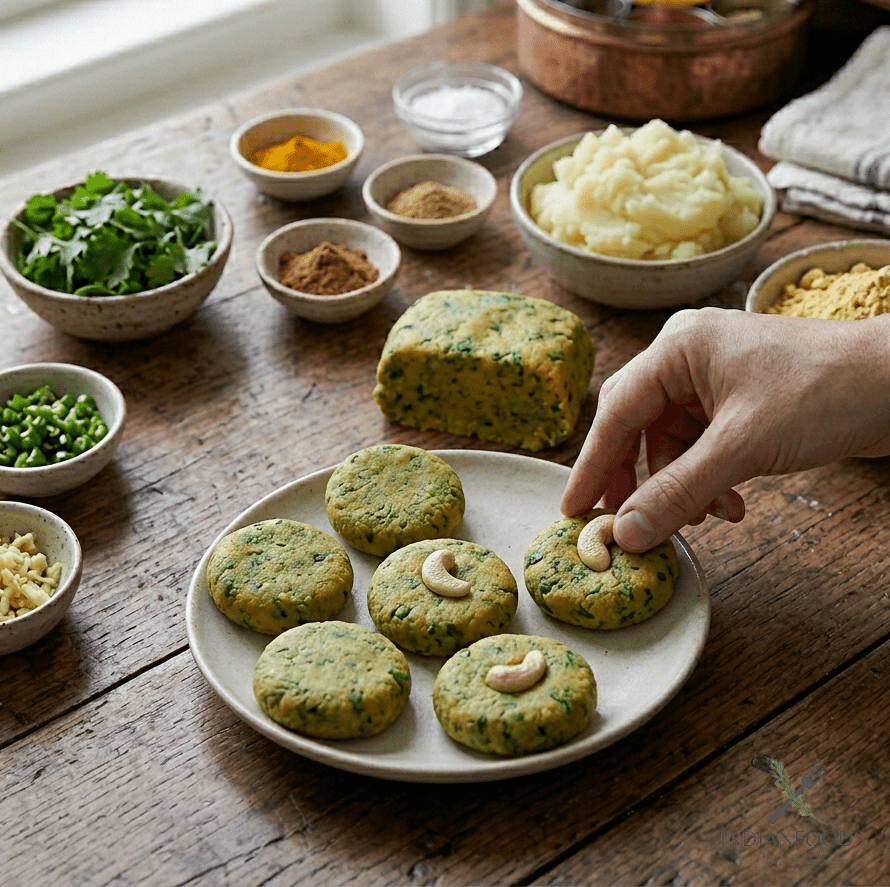 hara bhara kabab recipe step 5