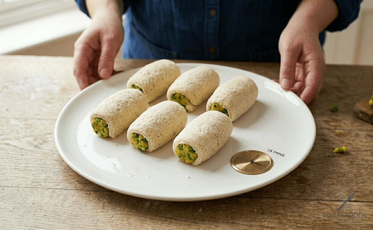 Bread Roll Recipe - Crispy Potato Stuffed Rolls