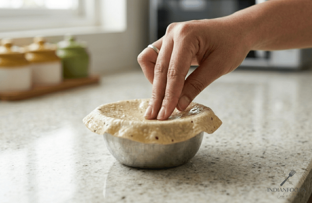 Papad Katori Chaat Recipe Step 3