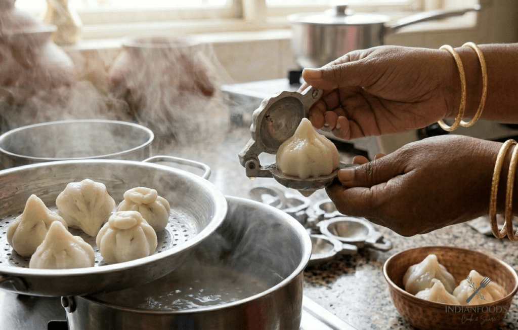 Coconut Modak Recipe 5