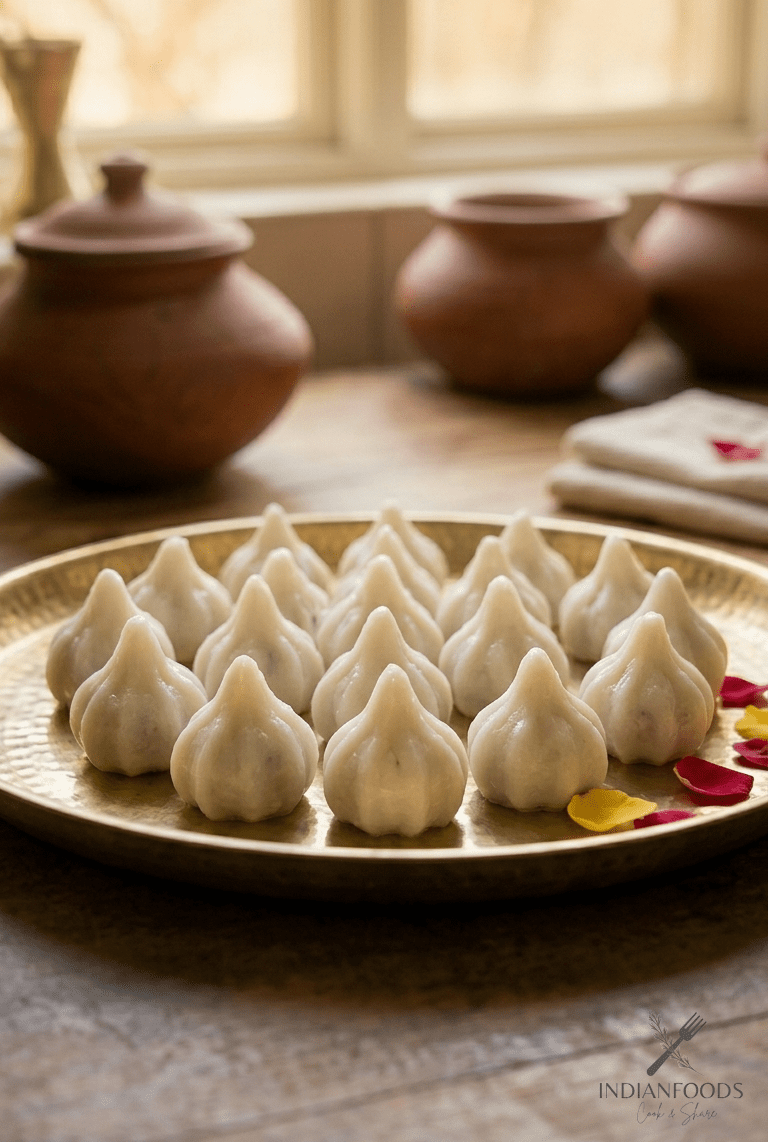 Coconut Modak Recipe Featured Image