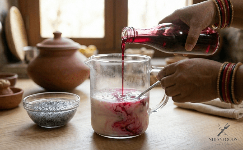 Rose Milk Recipe 3