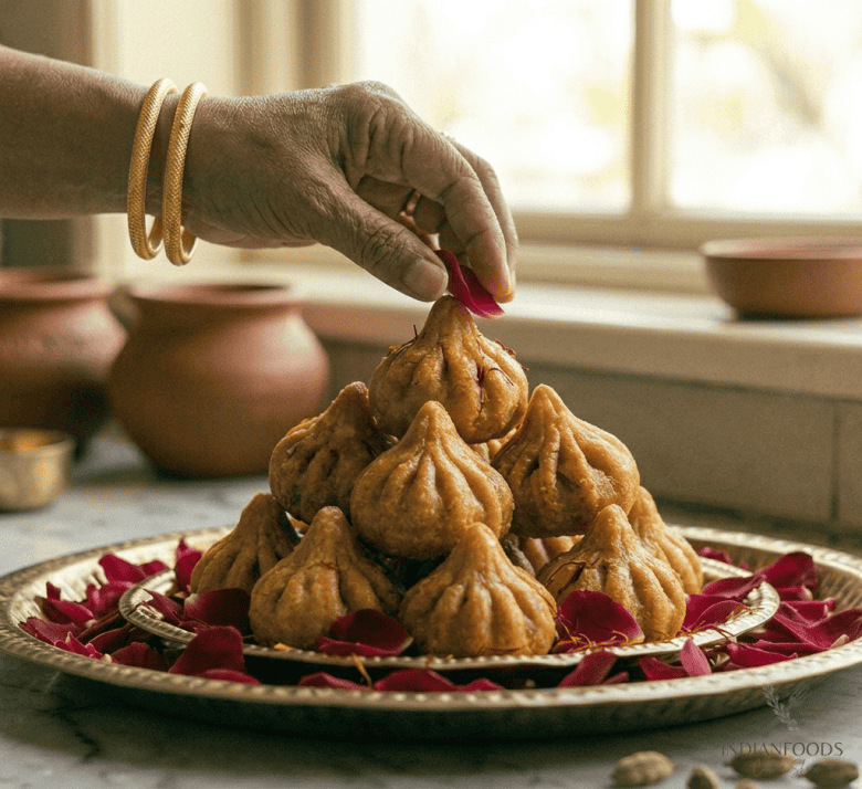 Fried Modak Recipe Featured Image